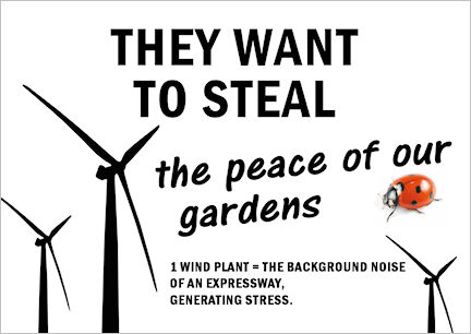 They want to steal the peace of our gardens